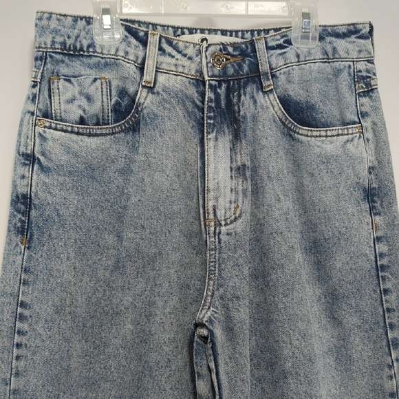 Onze Denim Made in Brasil Wide Leg Denise Light Wash Size Women's 6 RARE HTF - Picture 5 of 15